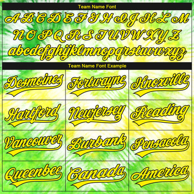 Custom Stitched Tie Dye Light Yellow-Black 3D Sports Pullover Sweatshirt Hoodie