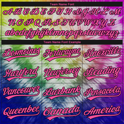 Custom Stitched Tie Dye Pink-Black 3D Sports Pullover Sweatshirt Hoodie