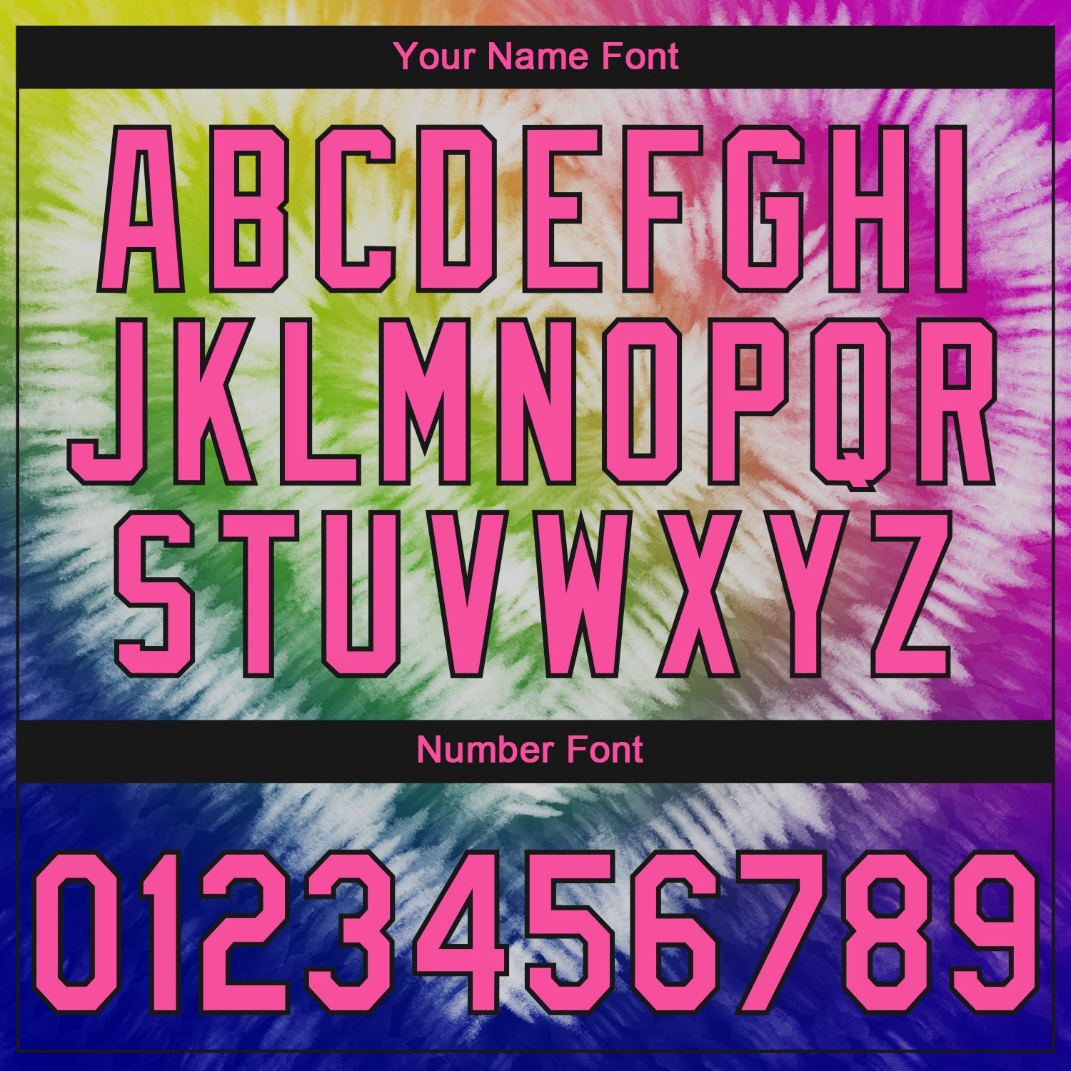 Custom Stitched Tie Dye Pink-Black 3D Sports Pullover Sweatshirt Hoodie