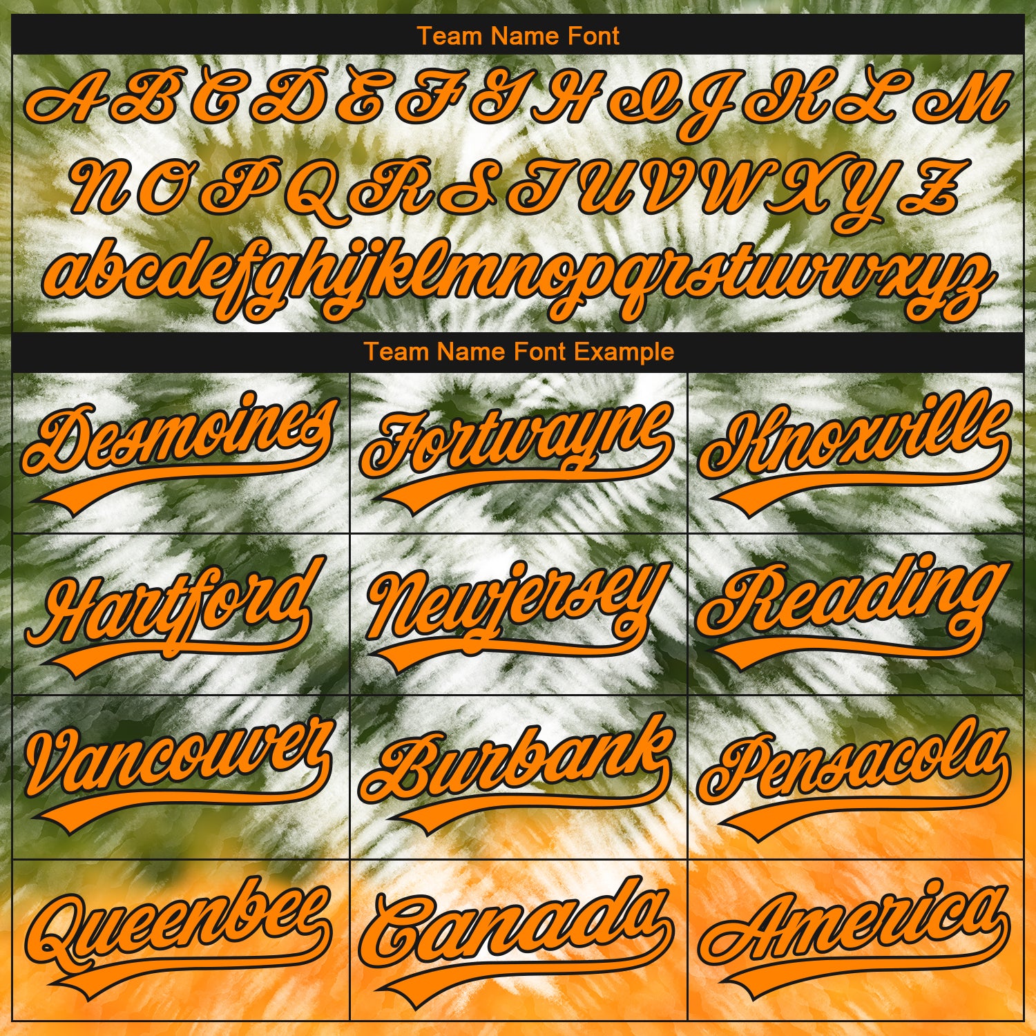 Custom Stitched Tie Dye Bay Orange-Black 3D Sports Pullover Sweatshirt Hoodie