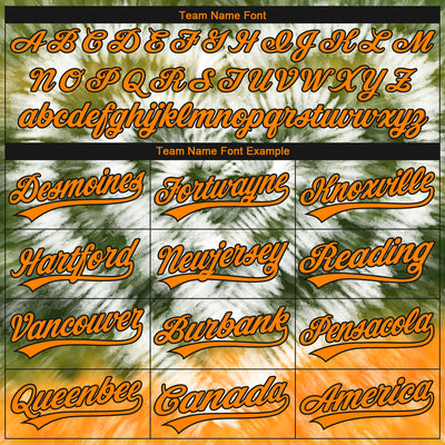 Custom Stitched Tie Dye Bay Orange-Black 3D Sports Pullover Sweatshirt Hoodie