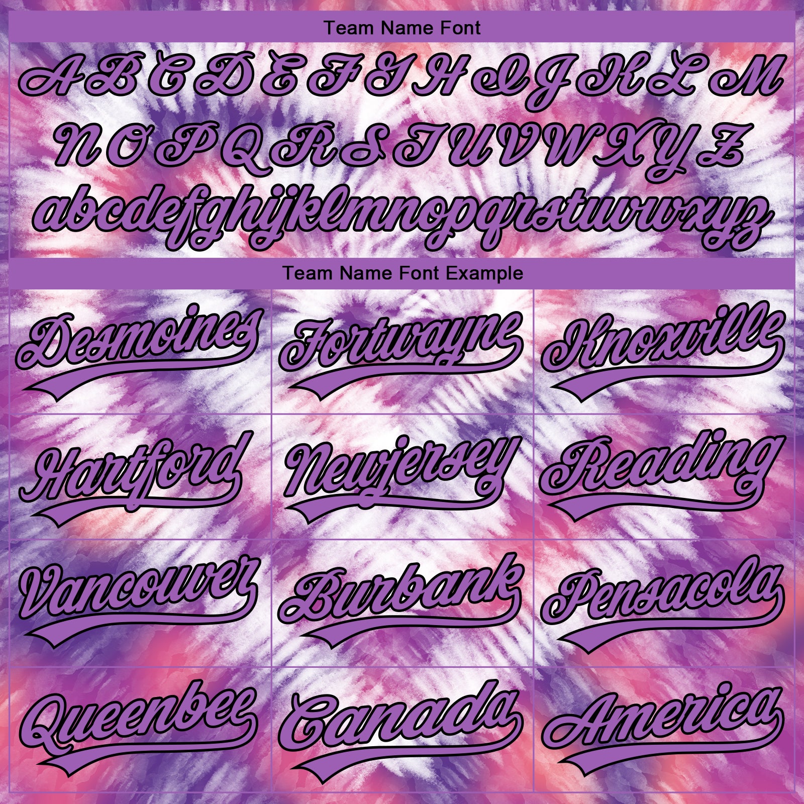 Custom Stitched Tie Dye Medium Purple-Black 3D Sports Pullover Sweatshirt Hoodie