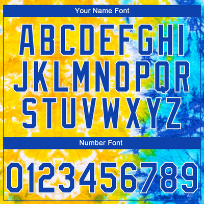 Custom Stitched Tie Dye Thunder Blue-White 3D Sports Pullover Sweatshirt Hoodie