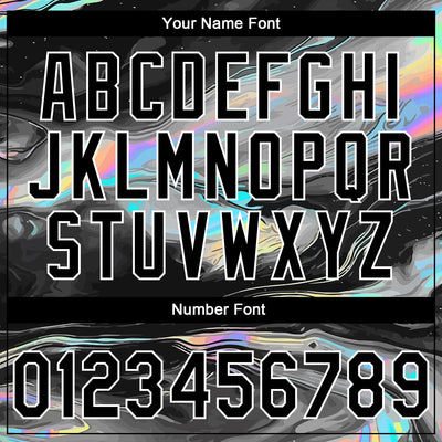 Custom Stitched Black White 3D Pattern Design Abstract Psychedelic Fluid Art Sports Pullover Sweatshirt Hoodie