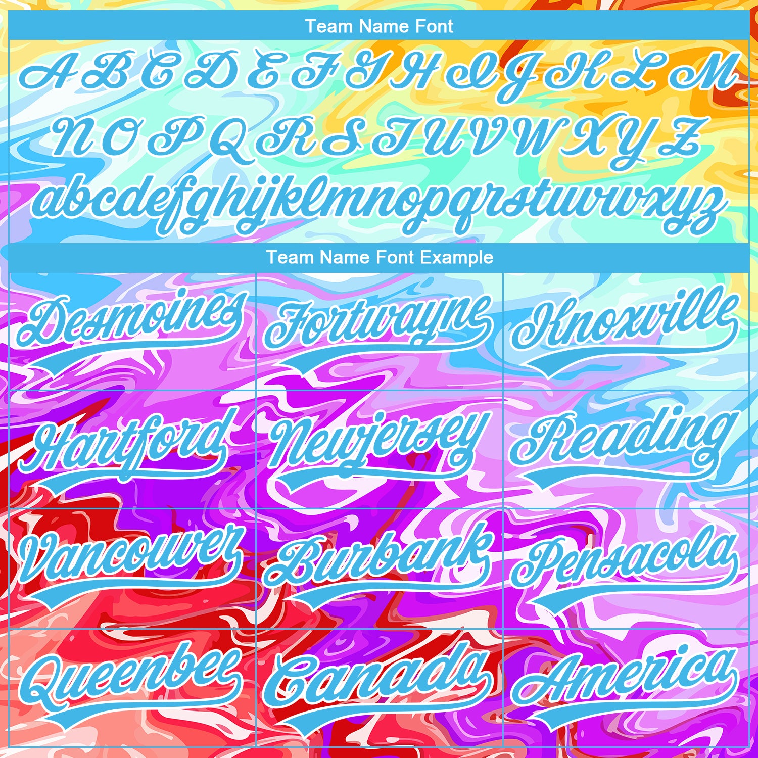 Custom Stitched White Sky Blue 3D Pattern Design Abstract Psychedelic Fluid Art Sports Pullover Sweatshirt Hoodie