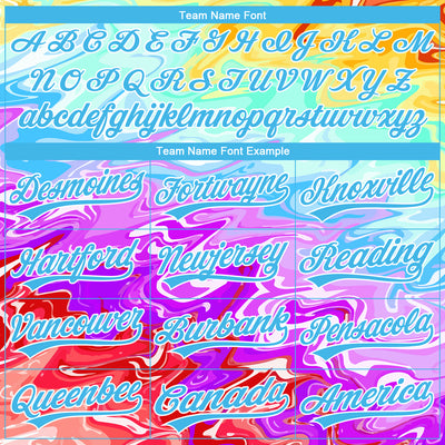 Custom Stitched White Sky Blue 3D Pattern Design Abstract Psychedelic Fluid Art Sports Pullover Sweatshirt Hoodie