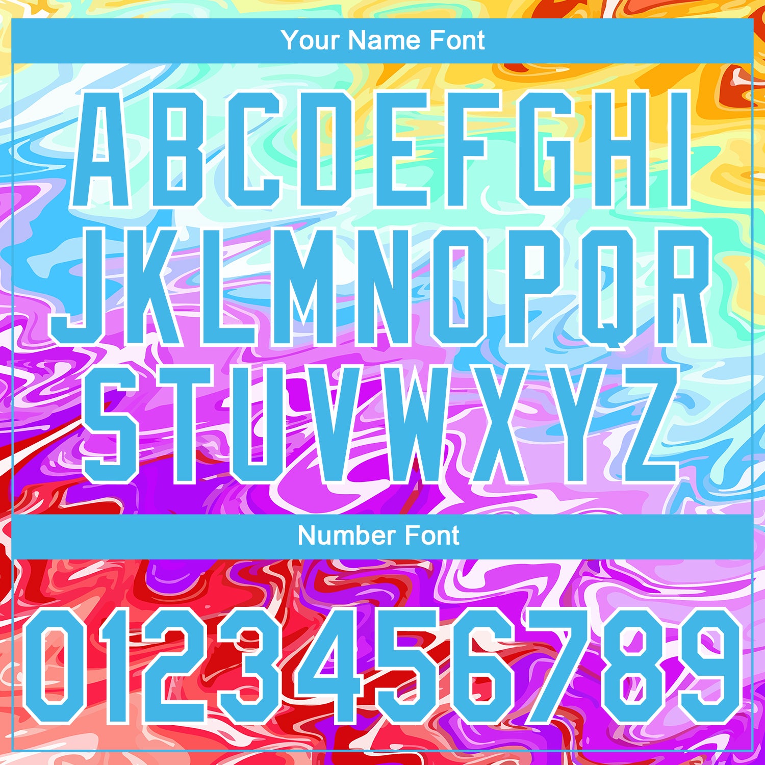 Custom Stitched White Sky Blue 3D Pattern Design Abstract Psychedelic Fluid Art Sports Pullover Sweatshirt Hoodie