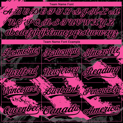 Custom Stitched Black Pink-Steel Gray 3D Pattern Design Splash Sports Pullover Sweatshirt Hoodie