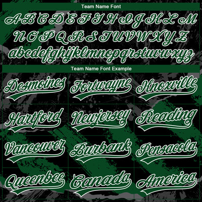 Custom Stitched Black Green Steel Gray-White 3D Pattern Design Splash Sports Pullover Sweatshirt Hoodie