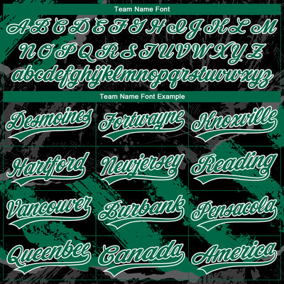 Custom Stitched Black Kelly Green Steel Gray-White 3D Pattern Design Splash Sports Pullover Sweatshirt Hoodie