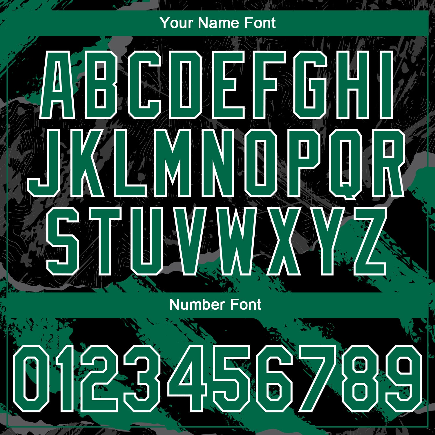 Custom Stitched Black Kelly Green Steel Gray-White 3D Pattern Design Splash Sports Pullover Sweatshirt Hoodie