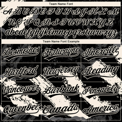 Custom Stitched Black Cream-Steel Gray 3D Pattern Design Splash Sports Pullover Sweatshirt Hoodie