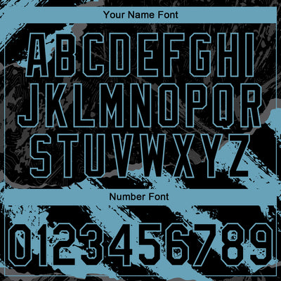 Custom Stitched Black Shadow Blue-Steel Gray 3D Pattern Design Splash Sports Pullover Sweatshirt Hoodie