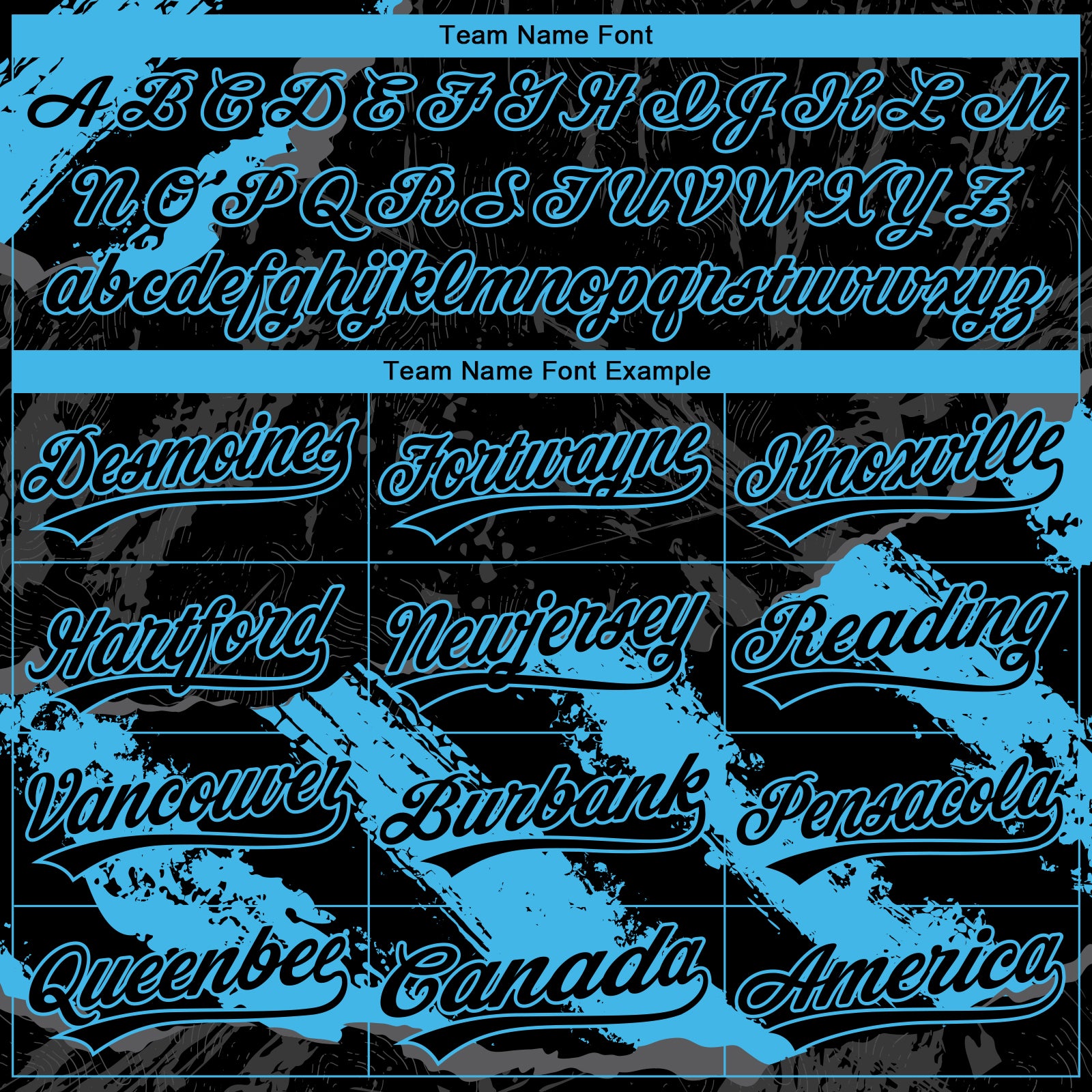 Custom Stitched Black Sky Blue-Steel Gray 3D Pattern Design Splash Sports Pullover Sweatshirt Hoodie