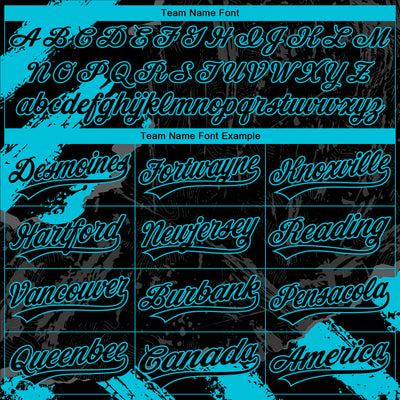 Custom Stitched Black Lakes Blue-Steel Gray 3D Pattern Design Splash Sports Pullover Sweatshirt Hoodie