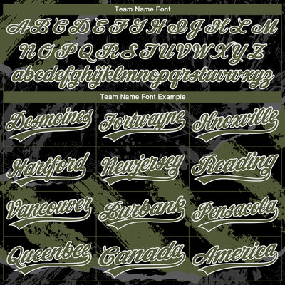 Custom Stitched Black Olive Steel Gray-White 3D Pattern Design Splash Sports Pullover Sweatshirt Hoodie