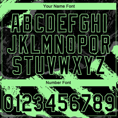 Custom Stitched Black Pea Green-Steel Gray 3D Pattern Design Splash Sports Pullover Sweatshirt Hoodie