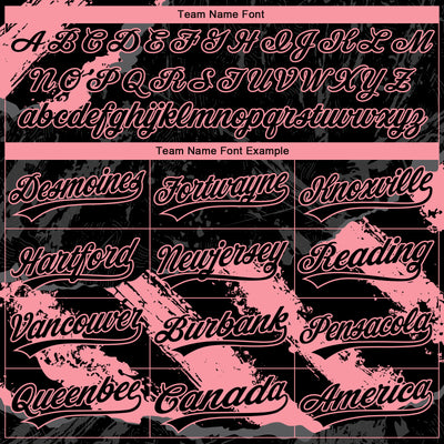 Custom Stitched Black Medium Pink-Steel Gray 3D Pattern Design Splash Sports Pullover Sweatshirt Hoodie