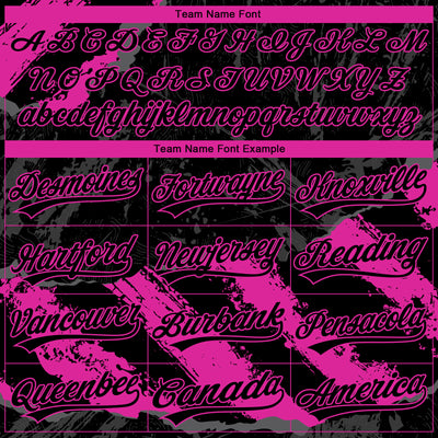 Custom Stitched Black Deep Pink-Steel Gray 3D Pattern Design Splash Sports Pullover Sweatshirt Hoodie