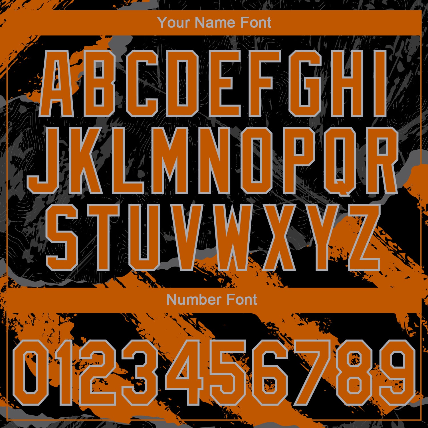 Custom Stitched Black Texas Orange Steel Gray-Gray 3D Pattern Design Splash Sports Pullover Sweatshirt Hoodie