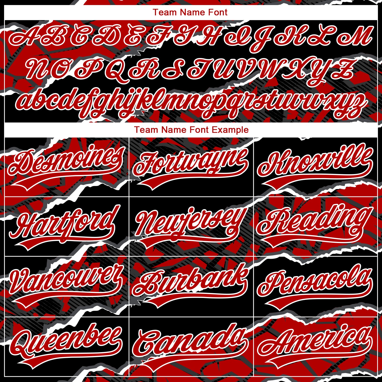 Custom Stitched Black Red-White 3D Pattern Design Torn Paper Style Sports Pullover Sweatshirt Hoodie