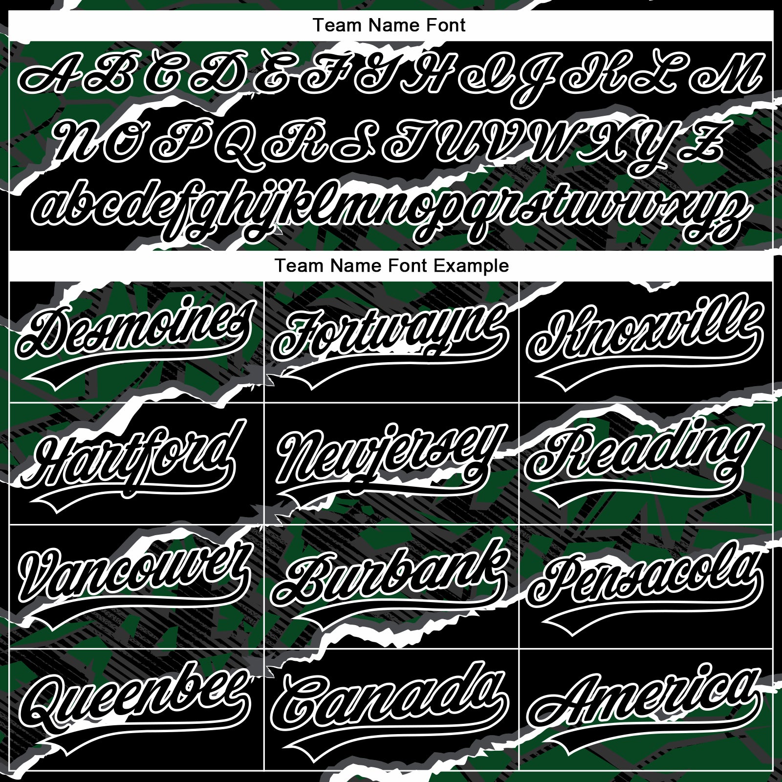 Custom Stitched Black Green-White 3D Pattern Design Torn Paper Style Sports Pullover Sweatshirt Hoodie