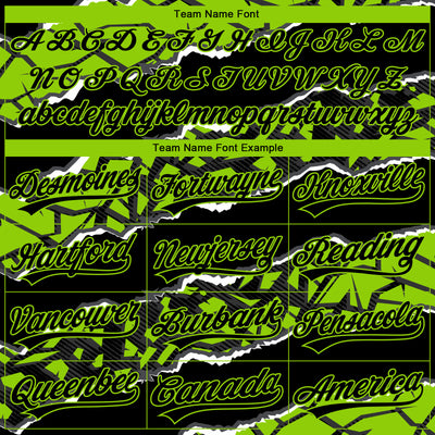 Custom Stitched Black Neon Green-White 3D Pattern Design Torn Paper Style Sports Pullover Sweatshirt Hoodie