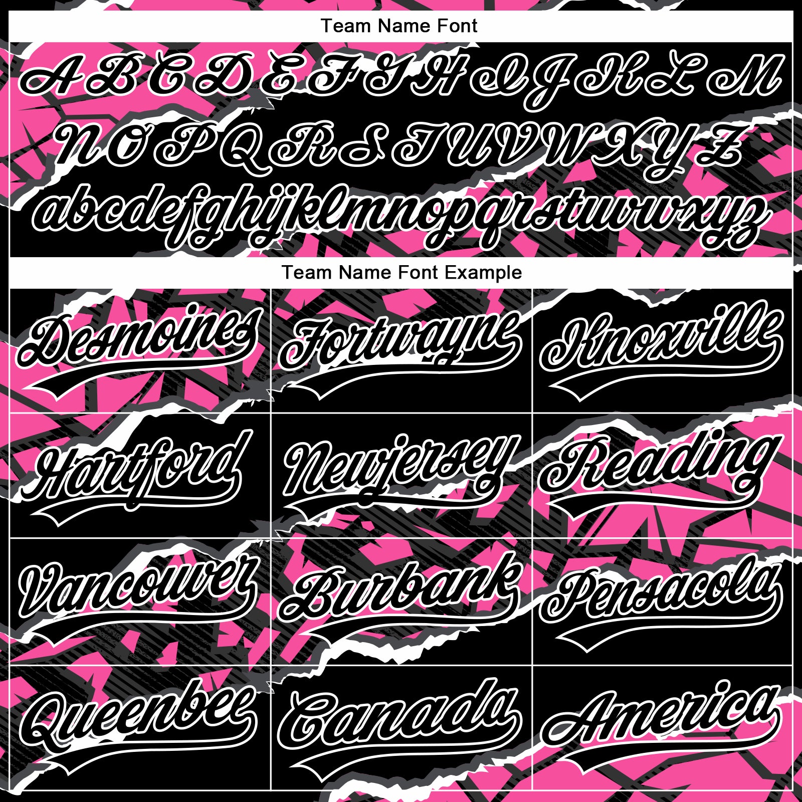 Custom Stitched Black Pink-White 3D Pattern Design Torn Paper Style Sports Pullover Sweatshirt Hoodie