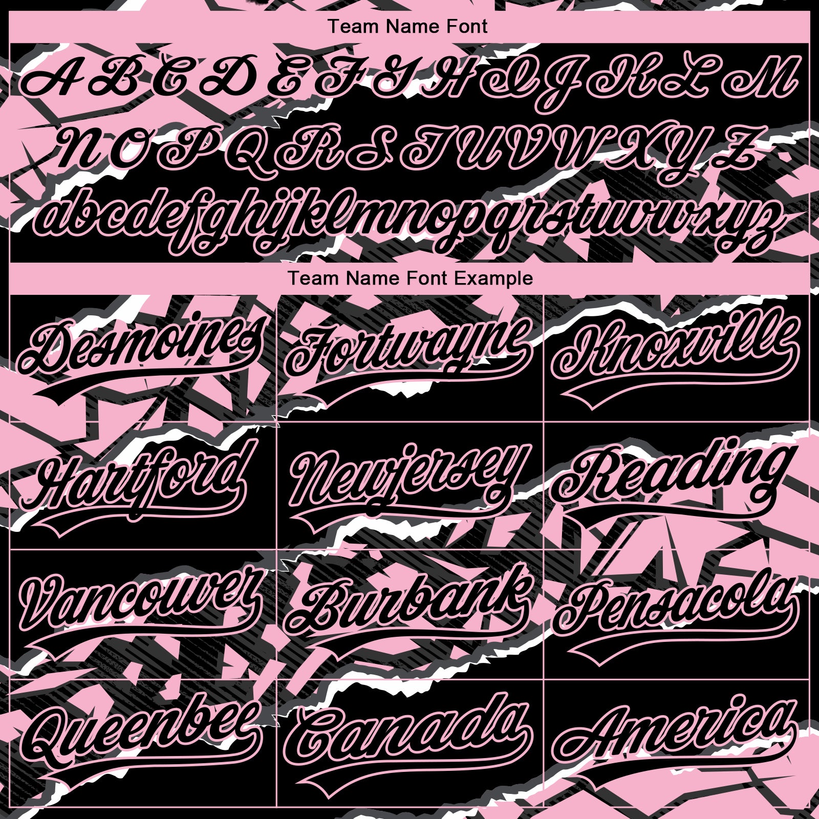 Custom Stitched Black Light Pink-White 3D Pattern Design Torn Paper Style Sports Pullover Sweatshirt Hoodie