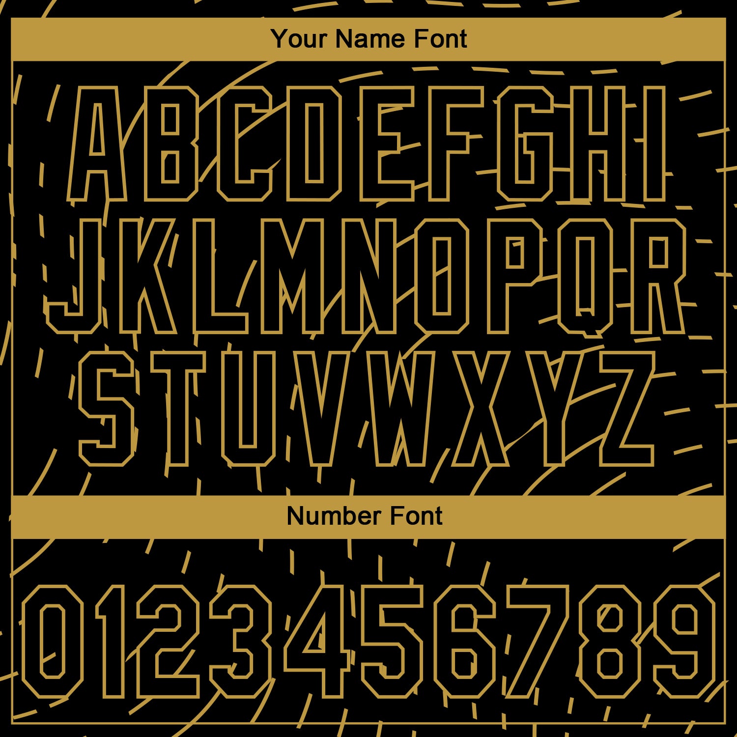 Custom Stitched Black Old Gold 3D Pattern Design Line Sportswear Pullover Sweatshirt Hoodie