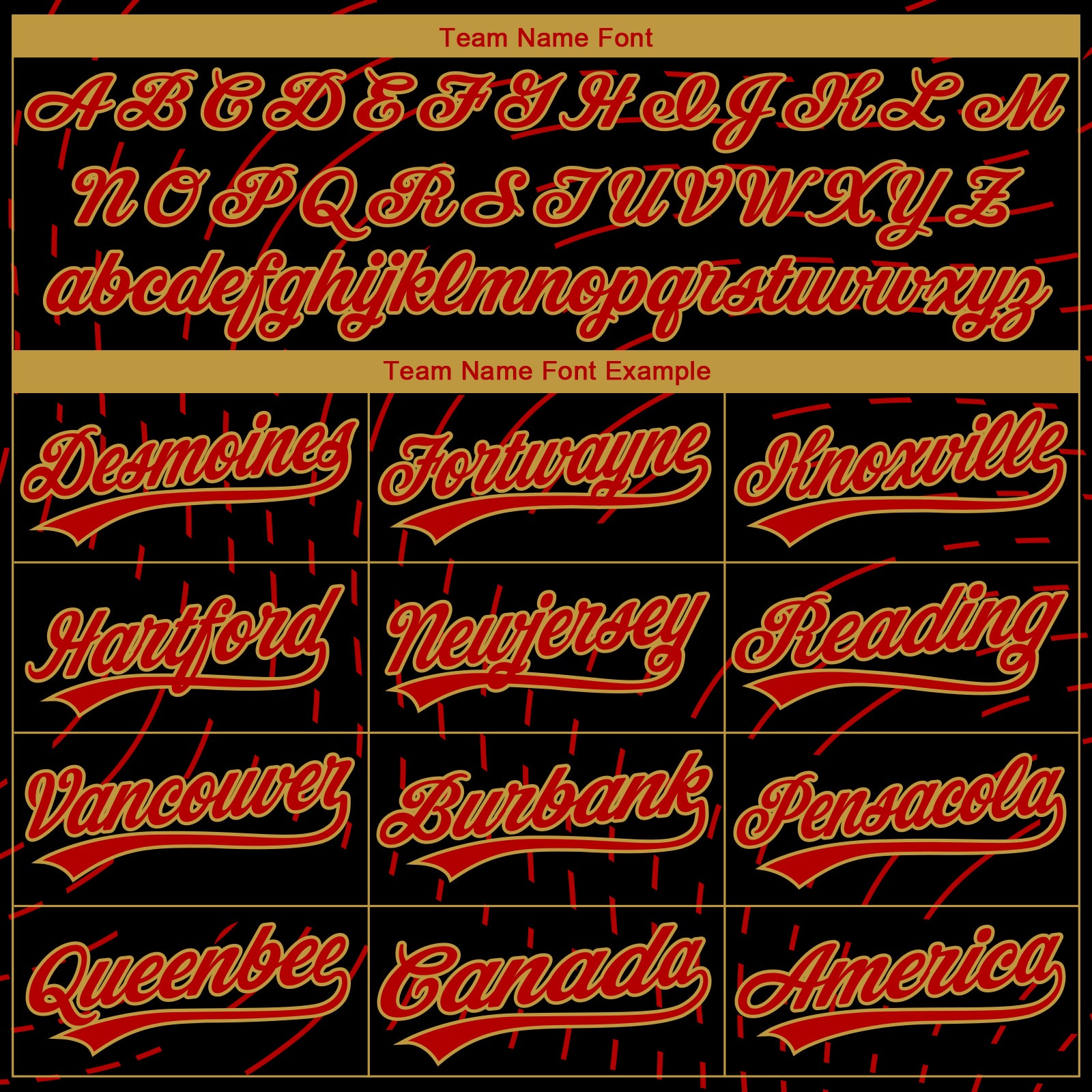 Custom Stitched Black Red-Old Gold 3D Pattern Design Line Sportswear Pullover Sweatshirt Hoodie