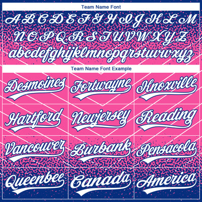 Custom Stitched Royal White-Pink 3D Pattern Design Line Sportswear Pullover Sweatshirt Hoodie