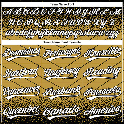 Custom Stitched Black White-Old Gold 3D Pattern Design Line Sportswear Pullover Sweatshirt Hoodie