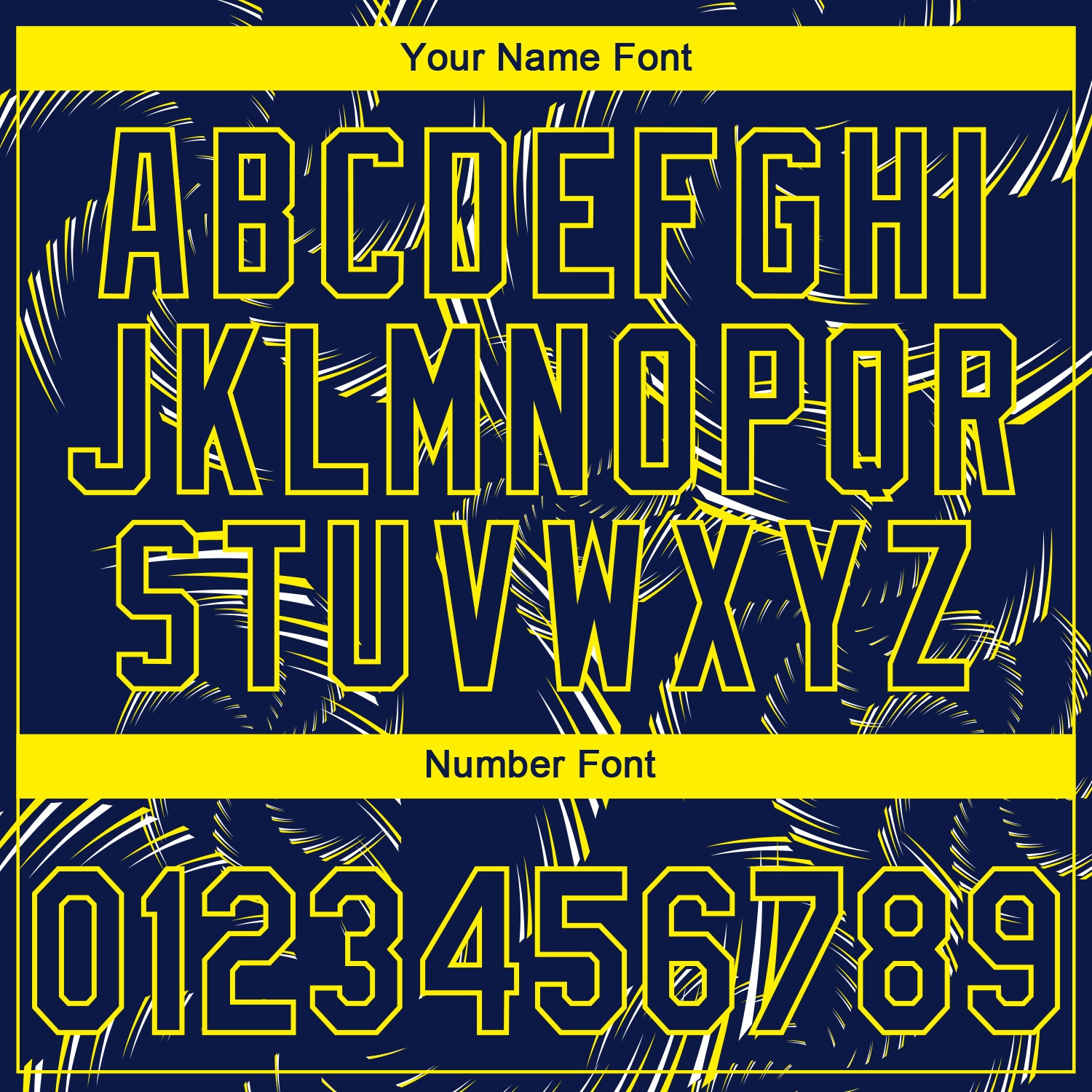 Custom Stitched Navy Light Yellow-White 3D Pattern Design Line Sportswear Pullover Sweatshirt Hoodie