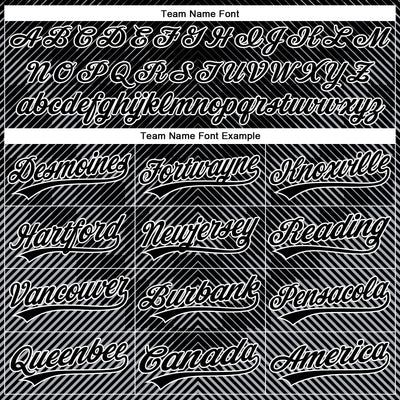 Custom Stitched Black White 3D Pattern Design Line Sportswear Pullover Sweatshirt Hoodie