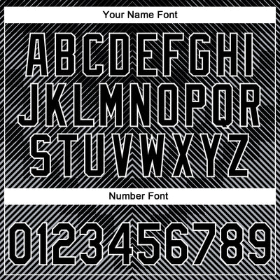 Custom Stitched Black White 3D Pattern Design Line Sportswear Pullover Sweatshirt Hoodie