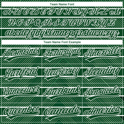 Custom Stitched Green White 3D Pattern Design Line Sportswear Pullover Sweatshirt Hoodie