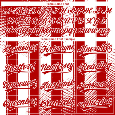 Custom Stitched Red White 3D Pattern Design Line Sportswear Pullover Sweatshirt Hoodie