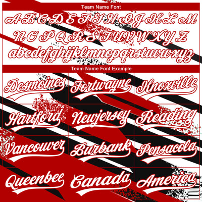 Custom Stitched Red White-Black 3D Pattern Design Line Sportswear Pullover Sweatshirt Hoodie