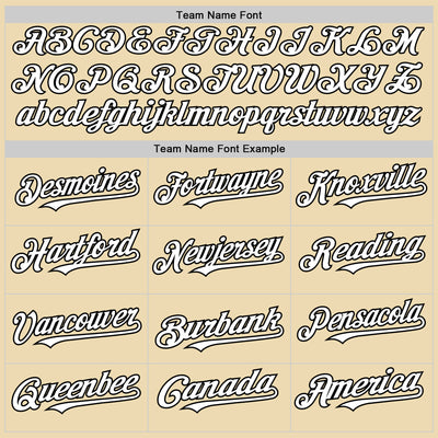 Custom Cream White Green-Black 3D Urban City Edition Sports Cactus Authentic Baseball Jersey