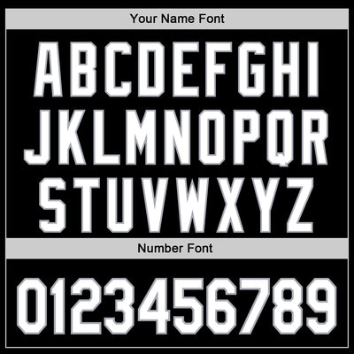 Custom Black White-Gray 3D Urban City Edition Sports Authentic Baseball Jersey