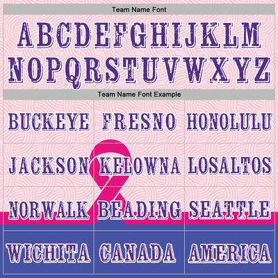 Custom Light Pink Purple Pink-White 3D Pink Ribbon Breast Cancer Awareness Women Health Care Support Sports Pullover Sweatshirt Hoodie