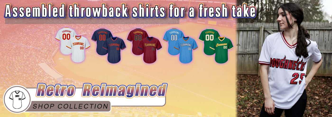 CUSTOM THROWBACK BASEBALL JERSEY