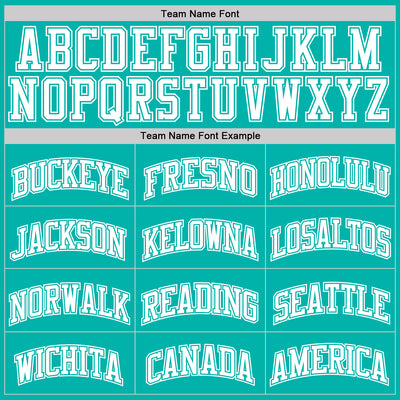 Custom Aqua White Authentic Basketball Jersey