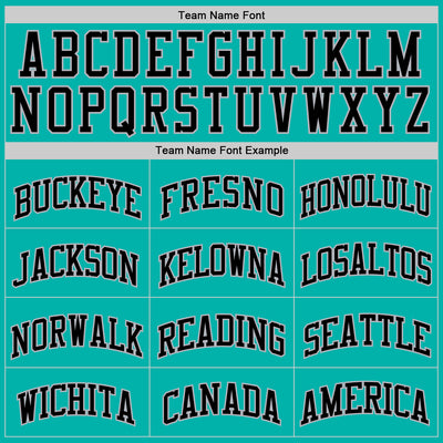 Custom Aqua Black-Gray Authentic Basketball Jersey