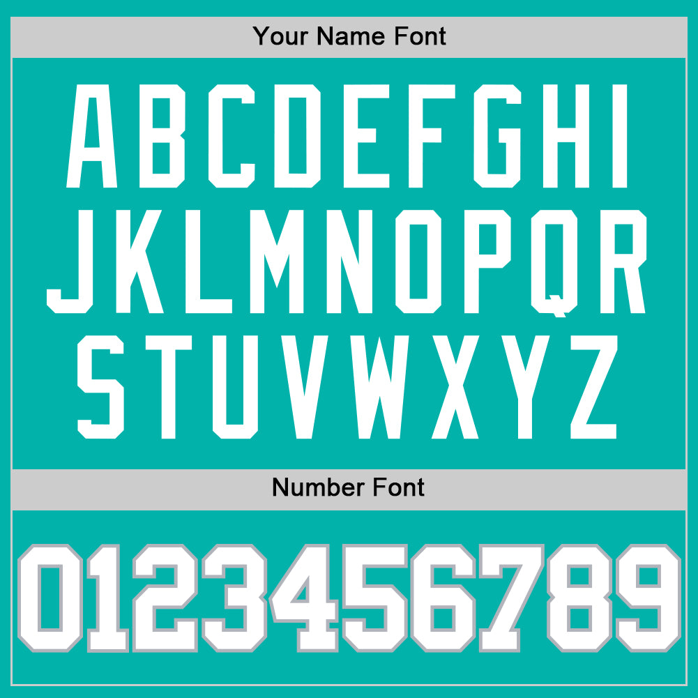 Custom Aqua White-Gray Authentic Basketball Jersey