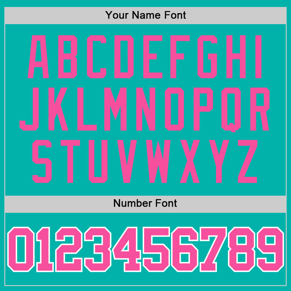 Custom Aqua Pink-White Authentic Basketball Jersey