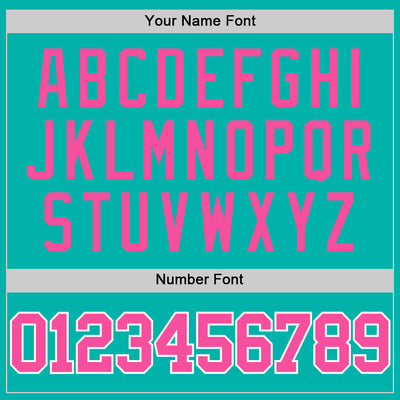 Custom Aqua Pink-White Authentic Basketball Jersey