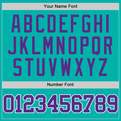 Custom Aqua Purple-White Authentic Basketball Jersey