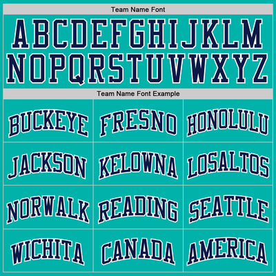 Custom Aqua Navy-White Authentic Basketball Jersey